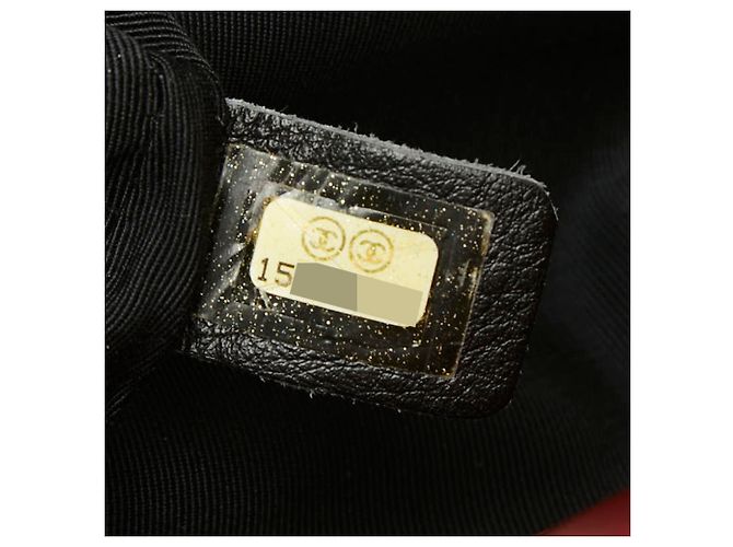 Borsa Tote Chanel Coco Mark Boy 32 con catena Rosso - vista 9