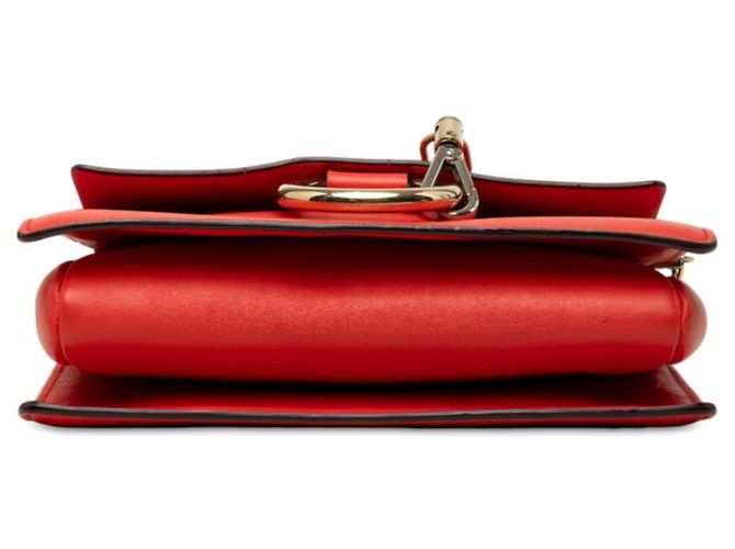Borsa a tracolla Chloé Faye Rosso - vista 3