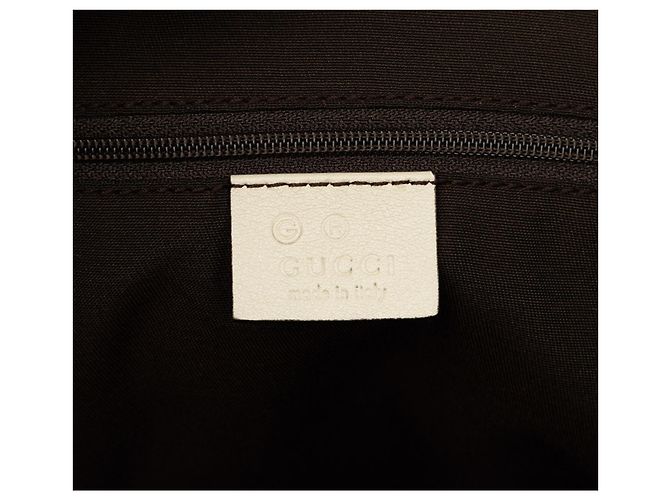 Bolso Tote Gucci Guccissima Shoulder 293589 Blanco - vista 5