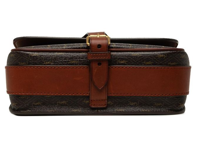 Autre Marque Saint Laurent Le Monogram Medium Satchel Marrone - vista 3