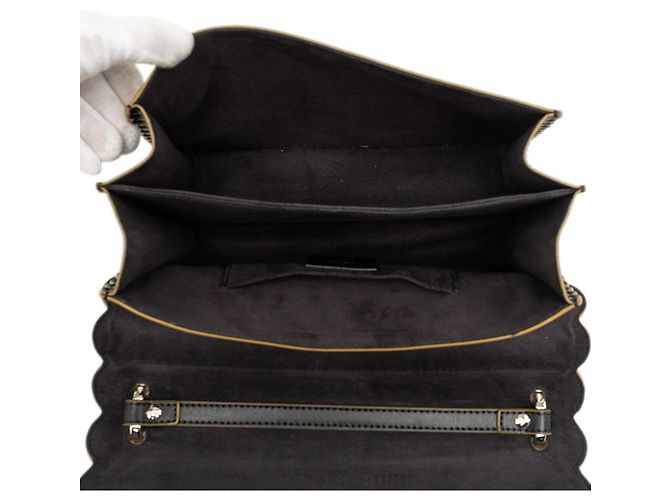 Borsa a mano Fendi Kanai Borsa a tracolla con catena Nero - vista 4