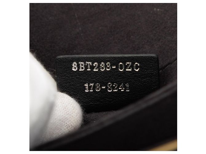 Borsa a mano Fendi Kanai Borsa a tracolla con catena Nero - vista 6