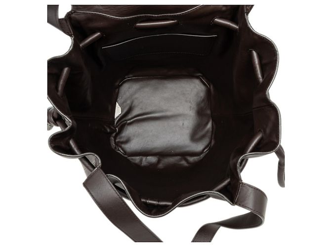 Borsa Tote Bottega Veneta Beak Marrone scuro - vista 4