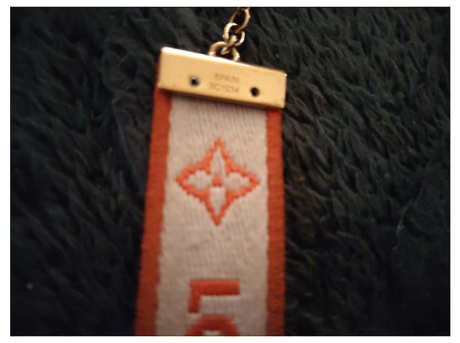Pulsera Louis Vuitton Monogram Orange Blanco Naranja - vista 5