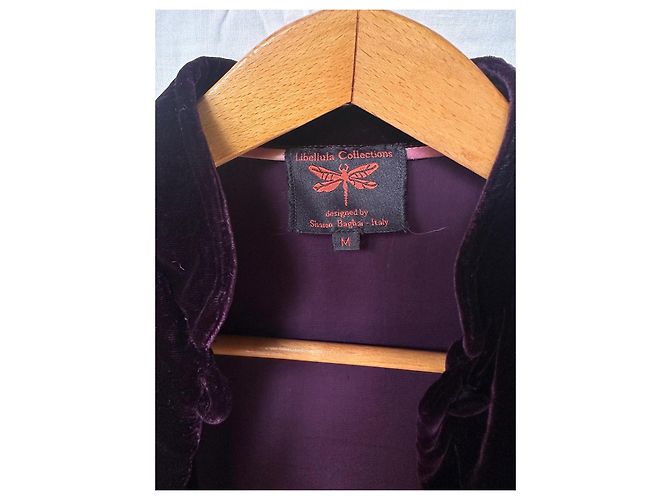 Autre Marque Blouse Sharon Baghai en velours violet - vue 2