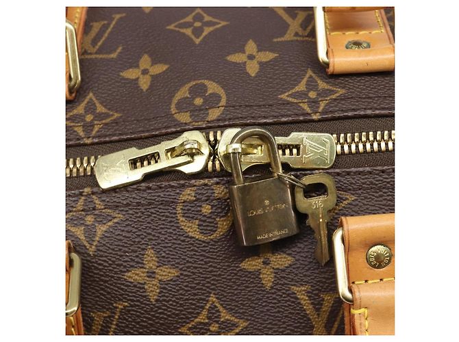 LOUIS VUITTON Monogram Keepall 45 Boston Bag M41428 LV Auth 201506V Monogramma - vista 10