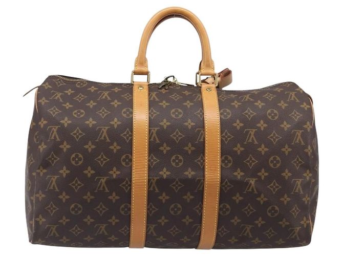 LOUIS VUITTON Monogram Keepall 45 Boston Bag M41428 LV Auth 201506V Monogramma - vista 2
