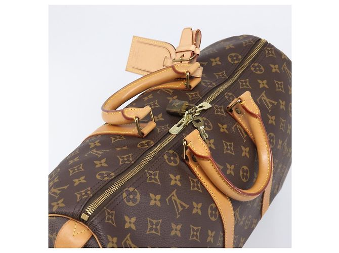 LOUIS VUITTON Monogram Keepall 45 Boston Bag M41428 LV Auth 201506V Monogramma - vista 6