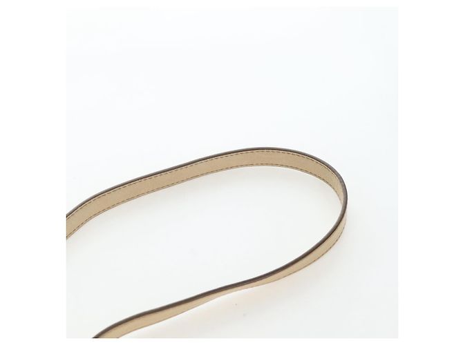 Miu Miu Handtasche Vitellolux 2way Beige Gold Auth 202535M Golden - Ansicht 10