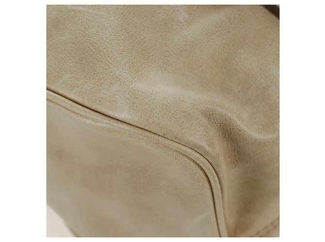 Miu Miu Handtasche Vitellolux 2way Beige Gold Auth 202535M Golden - Ansicht 13