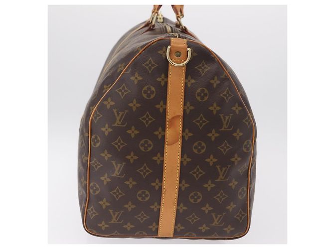 LOUIS VUITTON Monogram Keepall Bandouliere 60 Borsa Boston M41412 LV Auth 203169 Monogramma - vista 3
