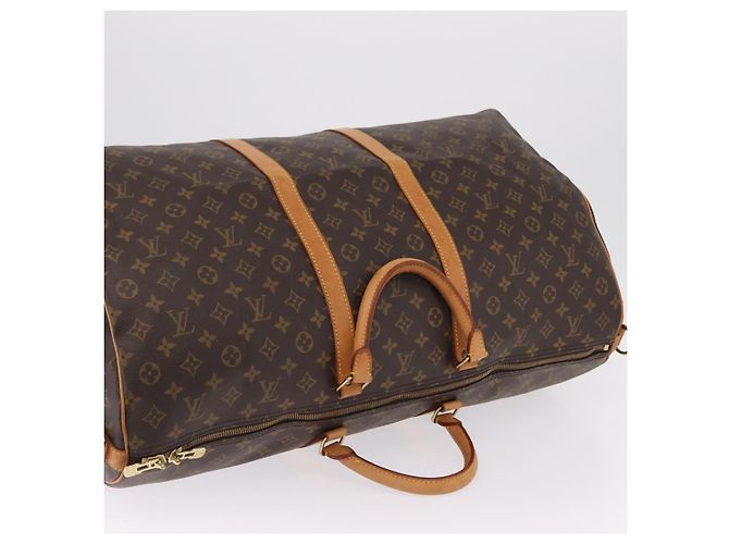 LOUIS VUITTON Monogram Keepall Bandouliere 60 Borsa Boston M41412 LV Auth 203169 Monogramma - vista 8