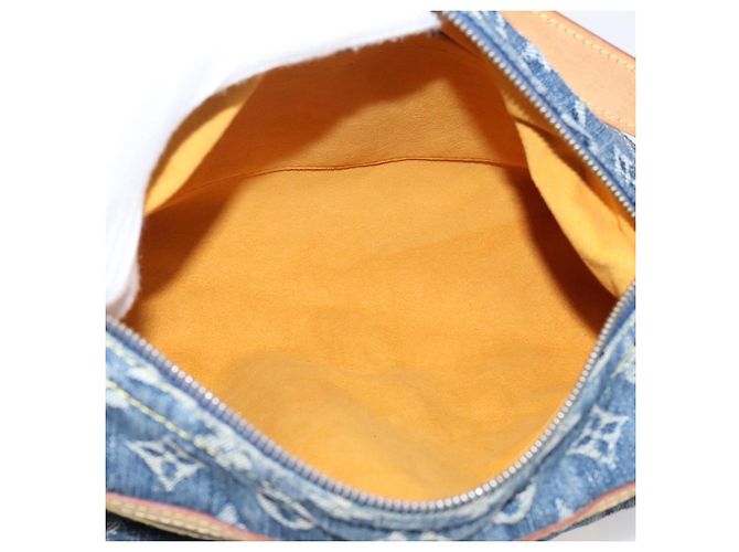 LOUIS VUITTON Monogram Denim Buggy PM Shoulder Bag Blue M95049 LV Auth yk20952V Monogramma - vista 11