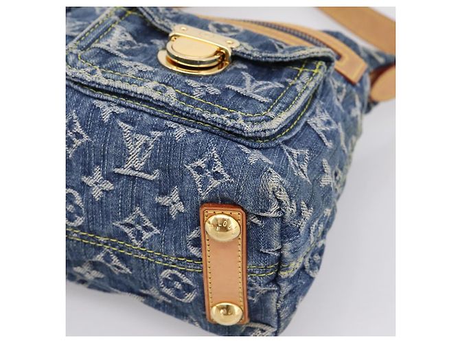 LOUIS VUITTON Monogram Denim Buggy PM Shoulder Bag Blue M95049 LV Auth yk20952V Monogramma - vista 15