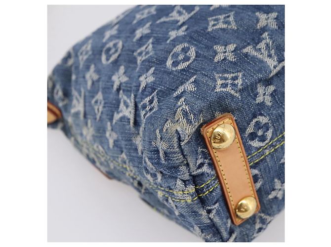 LOUIS VUITTON Monogram Denim Buggy PM Shoulder Bag Blue M95049 LV Auth yk20952V Monogramma - vista 18