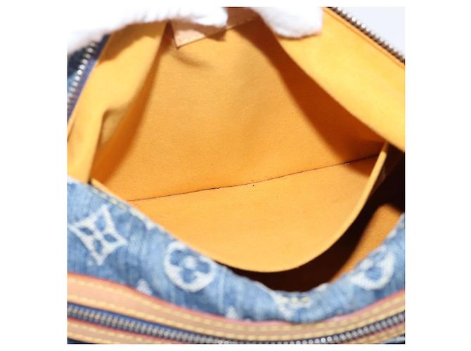 LOUIS VUITTON Monogram Denim Buggy PM Shoulder Bag Blue M95049 LV Auth yk20952V Monogramma - vista 22