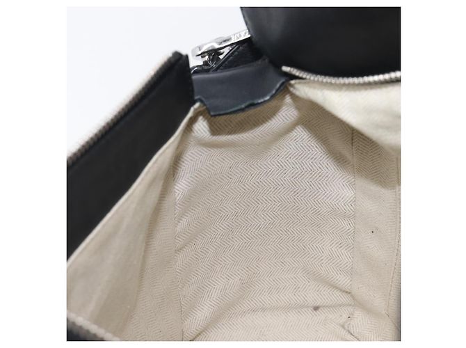 LOEWE Puzzle Bag Handtasche Leder 2way Schwarz Silber Auth ep16128M - Ansicht 26
