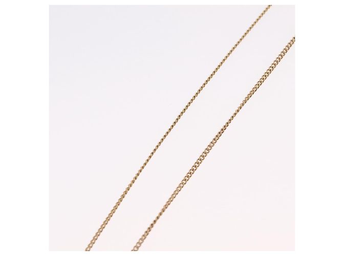 Collar Christian Dior metal Gold Tone Auth 206380 - vista 11