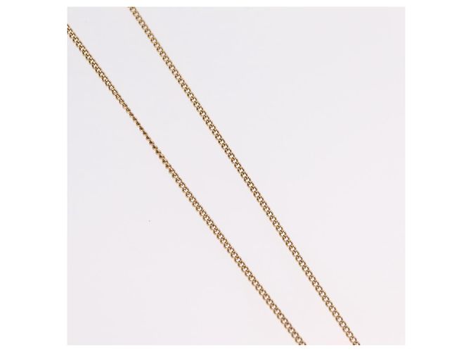 Collar Christian Dior metal Gold Tone Auth 206380 - vista 5