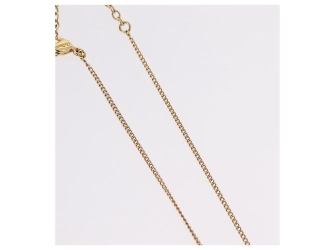 Collar Christian Dior metal Gold Tone Auth 206380 - vista 6