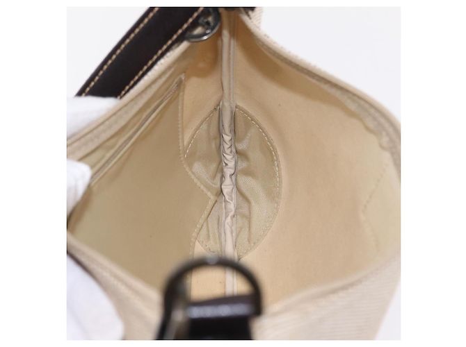 Bolso de hombro LONGCHAMP Canvas Beige Auth 204983A - vista 22