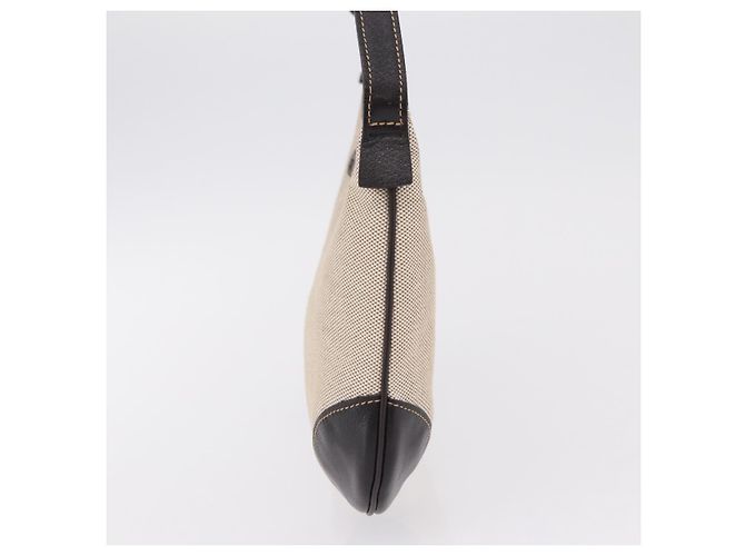 Bolso de hombro LONGCHAMP Canvas Beige Auth 204983A - vista 4
