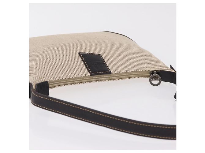 Bolso de hombro LONGCHAMP Canvas Beige Auth 204983A - vista 8