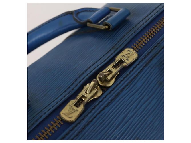 LOUIS VUITTON Epi Keepall 45 Boston Bag Blue M42975 LV Auth 197485 Blau - Ansicht 10