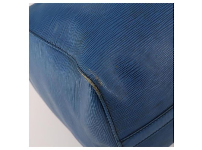 LOUIS VUITTON Epi Keepall 45 Boston Bag Blue M42975 LV Auth 197485 Blau - Ansicht 14