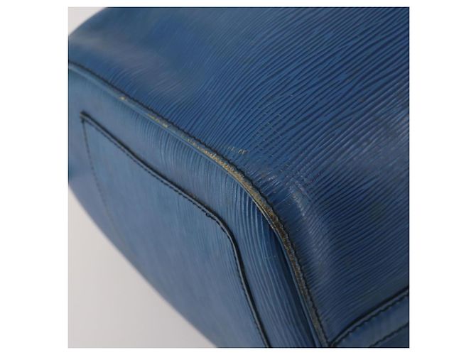 LOUIS VUITTON Epi Keepall 45 Boston Bag Blue M42975 LV Auth 197485 Blau - Ansicht 16