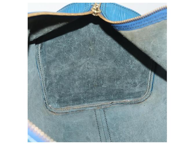 LOUIS VUITTON Epi Keepall 45 Boston Bag Blue M42975 LV Auth 197485 Blau - Ansicht 19
