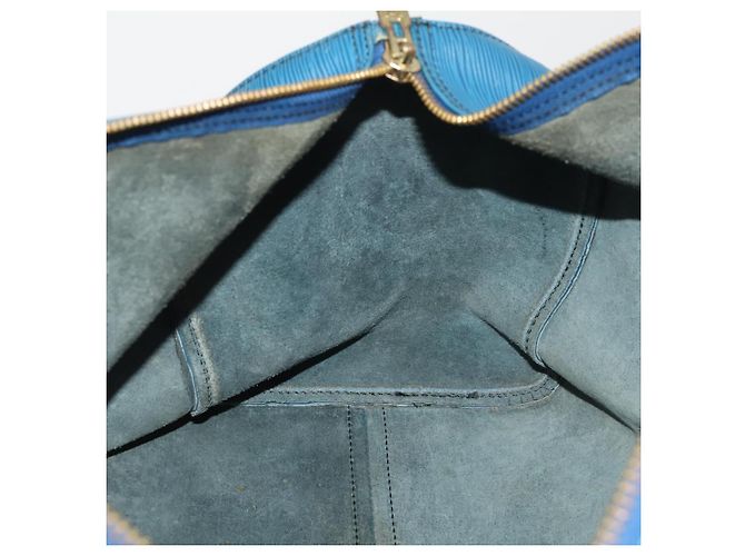 LOUIS VUITTON Epi Keepall 45 Boston Bag Blue M42975 LV Auth 197485 Blau - Ansicht 20