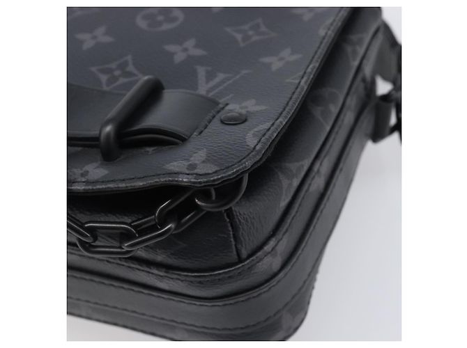 LOUIS VUITTON Monogram Eclipse Steamer Messenger Bag M45585 LV Auth 203307V Monograma - vista 15
