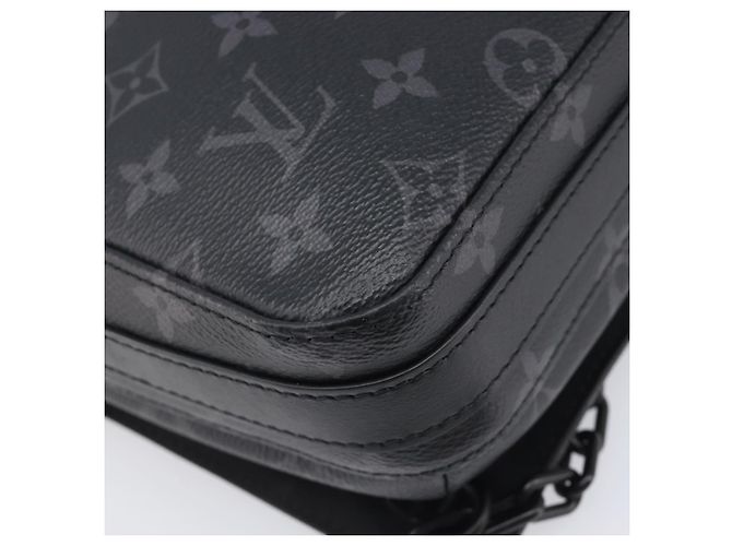 LOUIS VUITTON Monogram Eclipse Steamer Messenger Bag M45585 LV Auth 203307V Monograma - vista 18