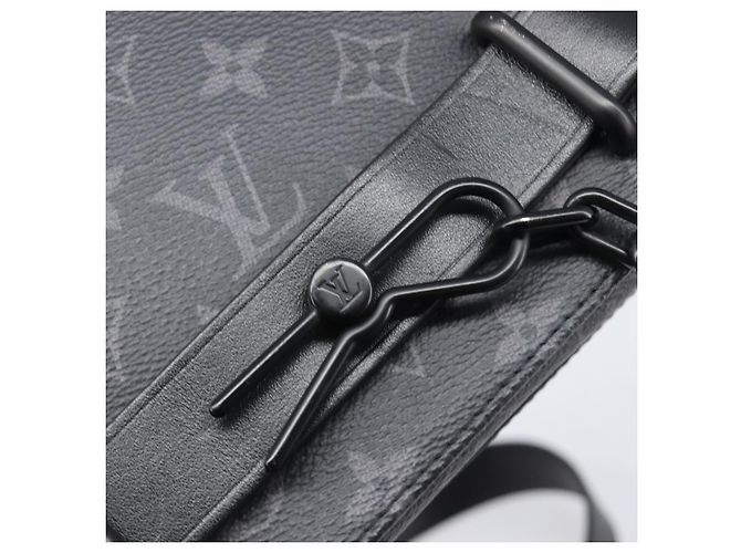 LOUIS VUITTON Monogram Eclipse Steamer Messenger Bag M45585 LV Auth 203307V Monograma - vista 19
