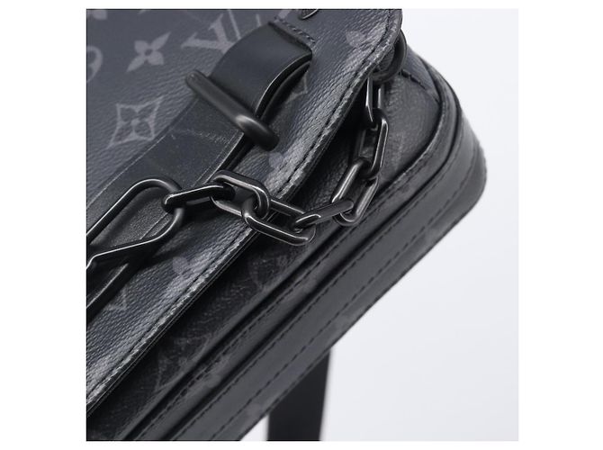LOUIS VUITTON Monogram Eclipse Steamer Messenger Bag M45585 LV Auth 203307V Monograma - vista 20