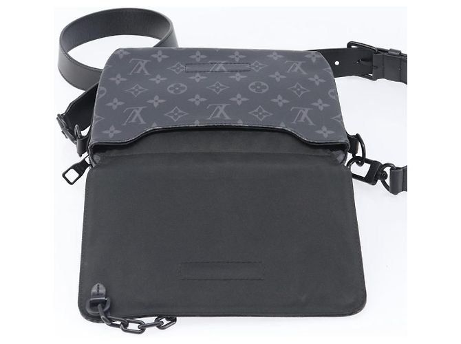 LOUIS VUITTON Monogram Eclipse Steamer Messenger Bag M45585 LV Auth 203307V Monograma - vista 26