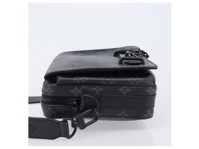 LOUIS VUITTON Monogram Eclipse Steamer Messenger Bag M45585 LV Auth 203307V Monograma - vista 4