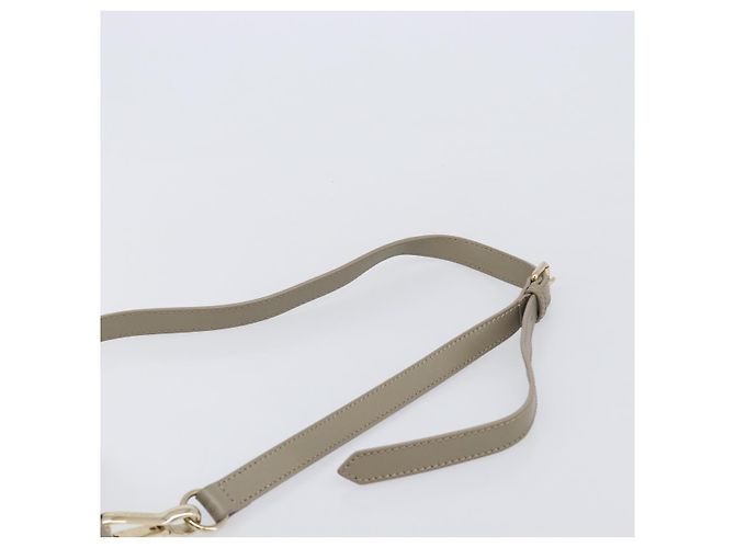 Borsa a mano BURBERRY Nova Check PVC 2way Beige Gold Auth 204398V D'oro - vista 11