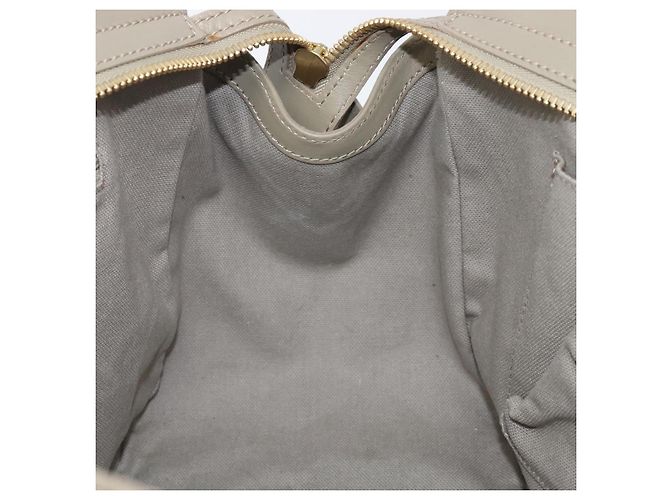 Borsa a mano BURBERRY Nova Check PVC 2way Beige Gold Auth 204398V D'oro - vista 24