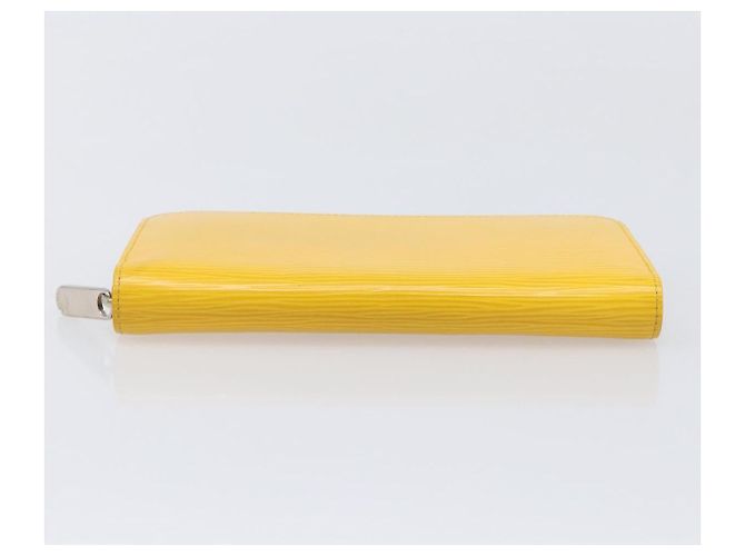 LOUIS VUITTON Epi Zippy Wallet Cartera Larga Amarilla M60309 LV Auth 205890V Amarillo - vista 6