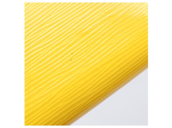LOUIS VUITTON Epi Zippy Wallet Cartera Larga Amarilla M60309 LV Auth 205890V Amarillo - vista 7