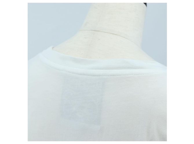 Camiseta de manga corta MOSCHINO de algodón blanco Auth 203736M - vista 5