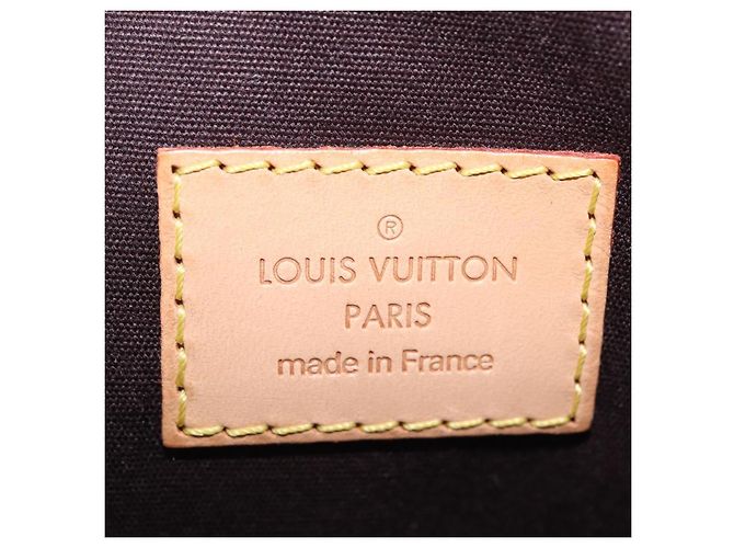 Borsa LOUIS VUITTON Monogram Vernis Bellevue GM Amarante M93589 LV Auth ka6407V Bordò - vista 21