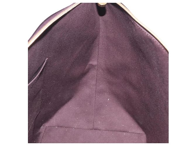 Borsa LOUIS VUITTON Monogram Vernis Bellevue GM Amarante M93589 LV Auth ka6407V Bordò - vista 22
