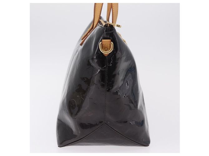 Borsa LOUIS VUITTON Monogram Vernis Bellevue GM Amarante M93589 LV Auth ka6407V Bordò - vista 5