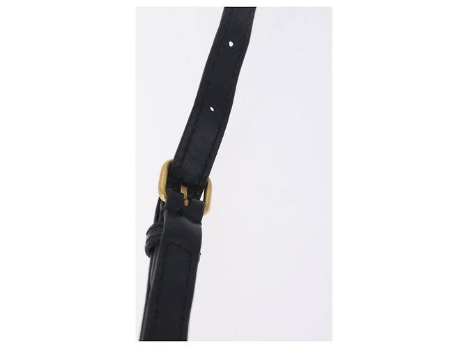 BALENCIAGA Borsa a Mano Small Hour Glass Pelle 2way Nero Oro 693546 Auth gh2347V - vista 11