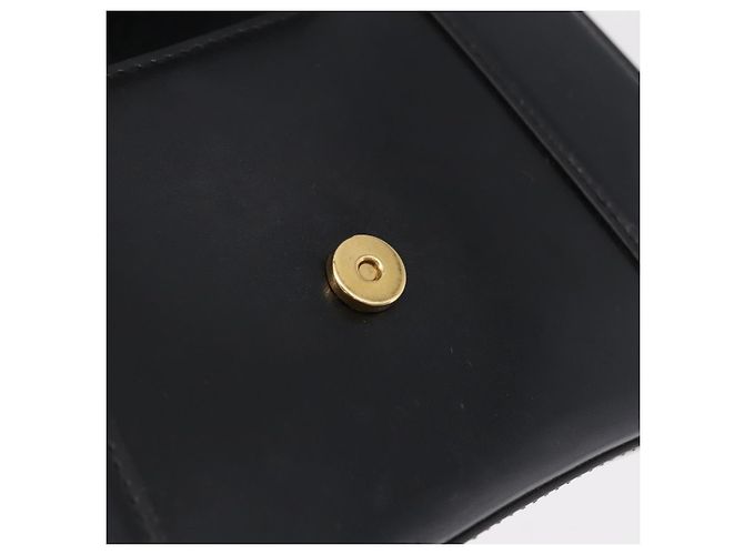 BALENCIAGA Borsa a Mano Small Hour Glass Pelle 2way Nero Oro 693546 Auth gh2347V - vista 24