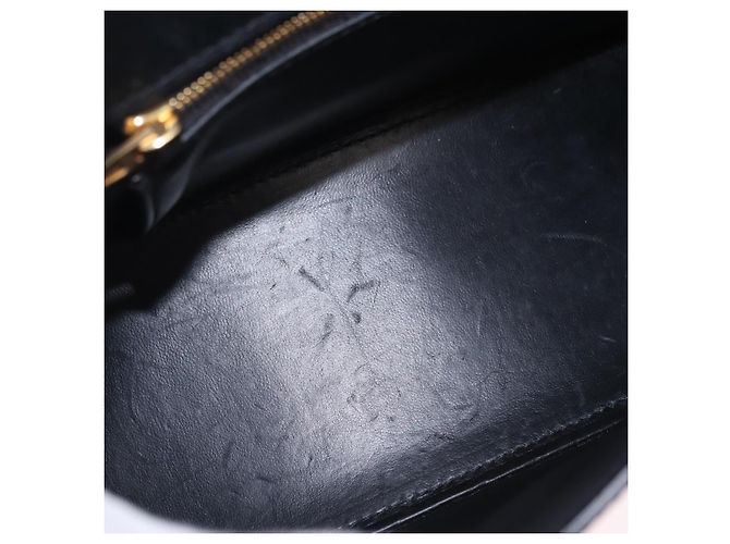 BALENCIAGA Borsa a Mano Small Hour Glass Pelle 2way Nero Oro 693546 Auth gh2347V - vista 26