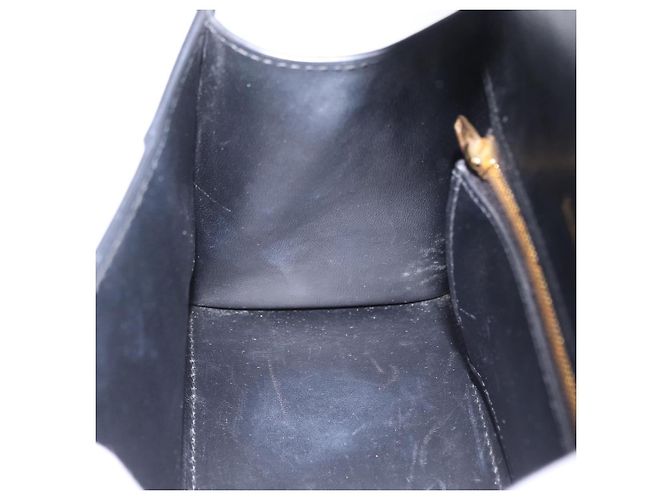 BALENCIAGA Borsa a Mano Small Hour Glass Pelle 2way Nero Oro 693546 Auth gh2347V - vista 28
